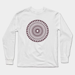 zig-zag mandala Long Sleeve T-Shirt